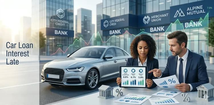 Car Loan Interest Rate for All Banks: A Complete Comparison List