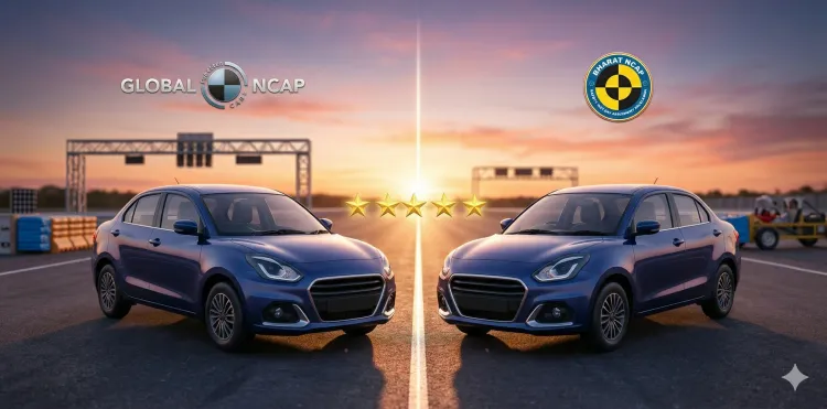 Maruti Dzire bags 5 stars in Global and Bharat NCAP: A new era