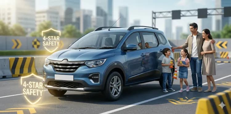 Renault Triber Safety Rating: A Surprising 4-Star Family Car